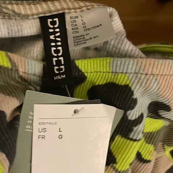 H & M Ribbed Off The Shoulder Crop Top - Picture 4 of 5